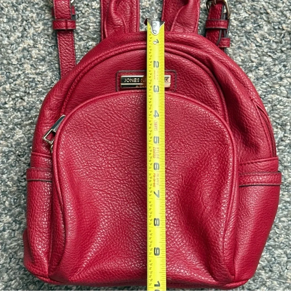 Jones New York Signature Red Mini Backpack Purse